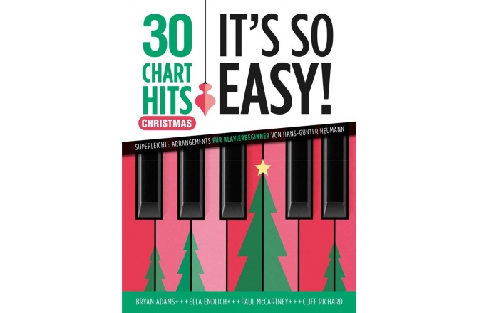- No brand 30 Chart Hits - It's So Easy! Christmas Piano