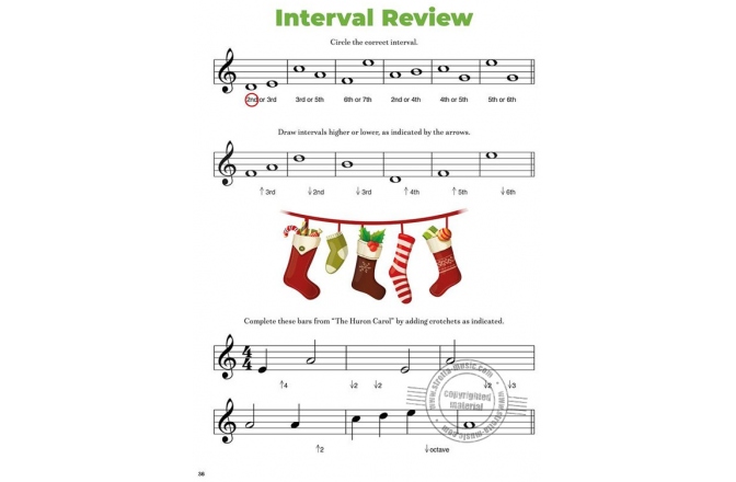 - No brand Christmas Carols Music Activity Book