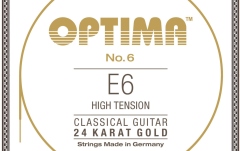  Coarda individuala E6w Optima chitara clasica Coarda individuala E6w vergoldet