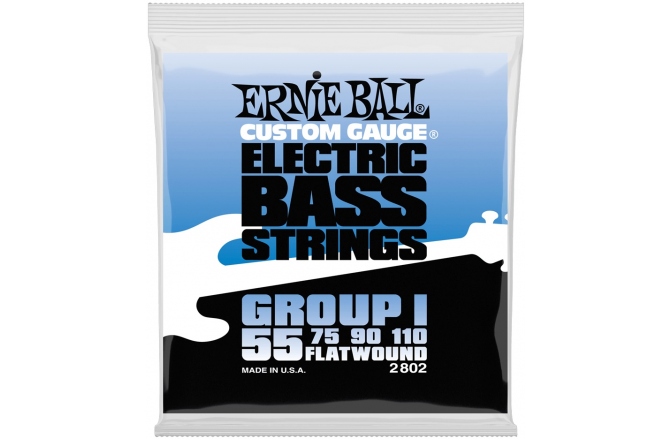  Corzi chitară bas Ernie Ball Flatwound Bass Group I 55-110 2802