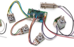  Electronice active bas  MEC Pickups  60055 - Warwick Streamer FNA Jazzman 3-Way Electronics - (Vol + Bal PP/ B / M / T) w/ Toggle Switch