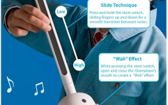  Instrument electronic tip sintetizator Otamatone Deluxe White