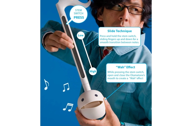  Instrument electronic tip sintetizator Otamatone Deluxe White