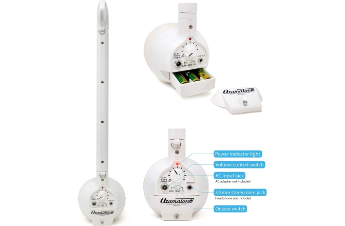  Instrument electronic tip sintetizator Otamatone Deluxe White