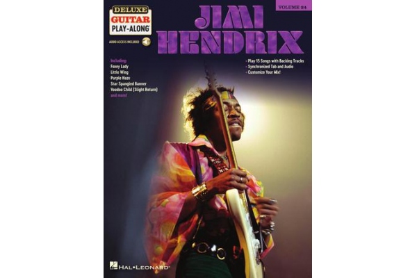 Jimi Hendrix Deluxe Play Along Volume 24
