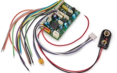  Placă preamplificator bas MEC Pickups  3-Way Electronics with two switchable Mid-Frequencies, Preamp Only