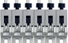  Set saddles Floydrose Floyd Rose  FRP1BSSSC - 1000 Series Pro 6-String Saddle Set - Satin Chrome