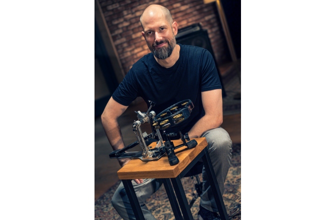  Tamburină Hands-free Meinl Benny Greb Signature TamboStep