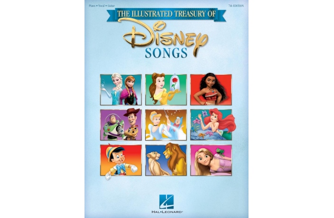 - No brand The Illustrated Treasury Of Disney Songs 7TH ED Piano, Vocal and Guitar 