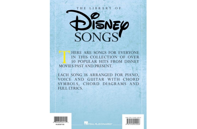 - No brand The Library of Disney Songs