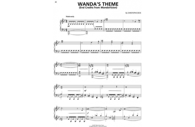 - No brand Wandavision Piano, Vocal and Guitar