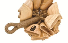  Wooden pod rattle on string set 2 Toca Efecte sunet Wooden pod rattle on string set 2