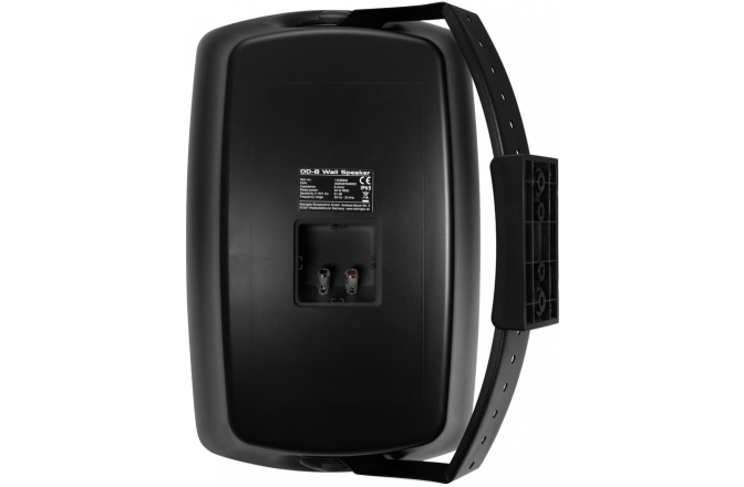 2 difuzoare rezistente la intemperii cu suport Omnitronic OD-8 Wall Speaker 8Ohm black 2x