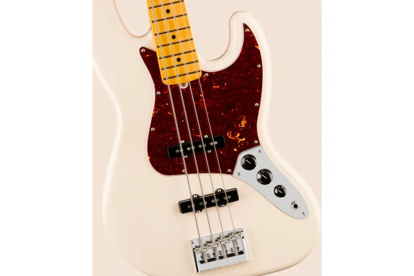 Fender American Professional Jazz Bass Maple Fingerboard Olympic White — 3
