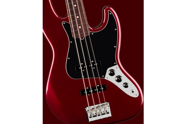 Fender American Professional Jazz Bass Rosewood Fingerboard Oxblood — 3