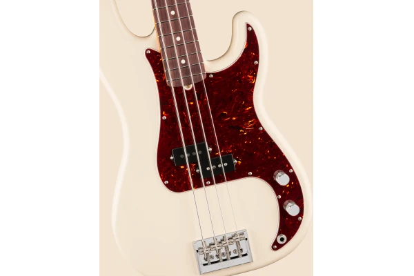 Fender American Professional Precision Bass Rosewood Fingerboard Olympic White — 3