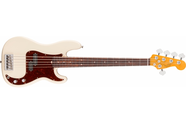 Fender American Professional Precision Bass V Rosewood Fingerboard Olympic White