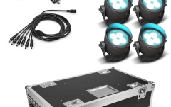 6 x CLDROPB4 în carcasă de încărcare cu sursă de alimentare Cameo DROP B4 TOURING SET 2