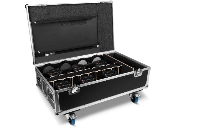 6 x CLDROPB4 în carcasă de încărcare cu sursă de alimentare Cameo DROP B4 TOURING SET 2