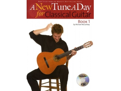 A NEW TUNE A DAY  CLASSICAL GUITAR   BOOK 1 (CD EDITION) GTR BOOK/CD