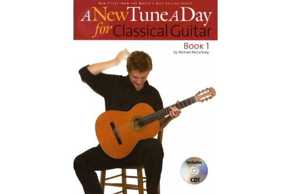 A NEW TUNE A DAY  CLASSICAL GUITAR   BOOK 1 (CD EDITION) GTR BOOK/CD