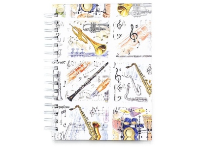 A6 Hardback Spiral Bound Notebook