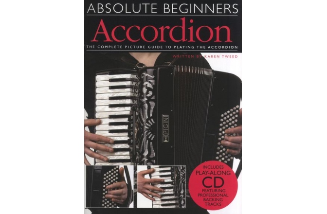 No brand ABSOLUTE BEGINNERS ACCORDION ACDN BOOK/CD