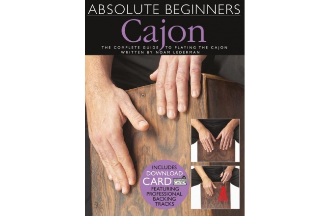 No brand ABSOLUTE BEGINNERS CAJON BOOK & DOWNLOAD CARD