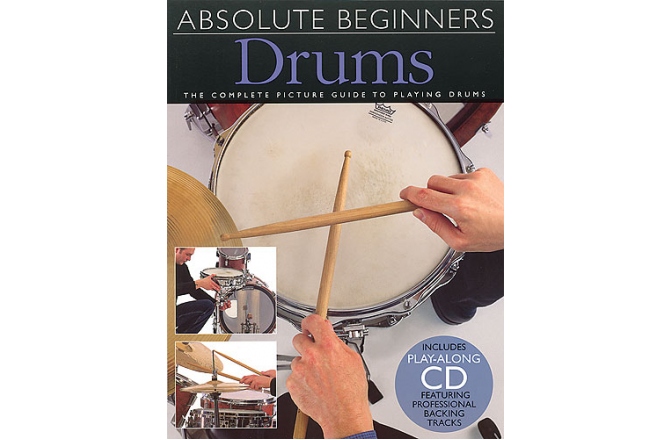 No brand ABSOLUTE BEGINNERS DRUMS BOOK/CD