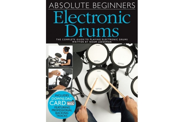ABSOLUTE BEGINNERS ELECTRIC DRUMS BOOK & DOWNLOAD CARD