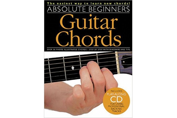 ABSOLUTE BEGINNERS GUITAR CHORDS GTR BOOK/CD