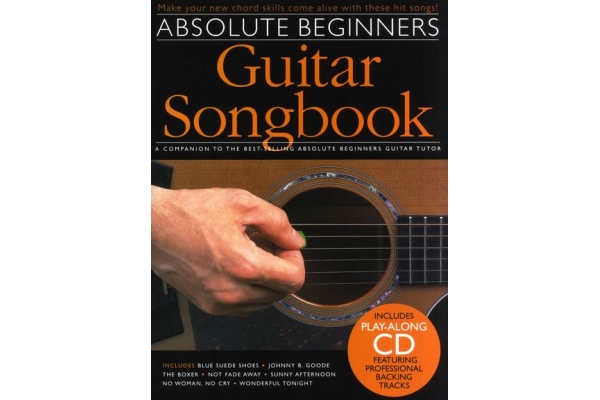 ABSOLUTE BEGINNERS GUITAR SONGBOOK GTR BOOK/CD