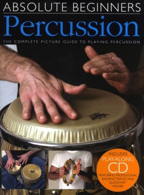 No brand ABSOLUTE BEGINNERS PERCUSSION PERC BOOK/CD