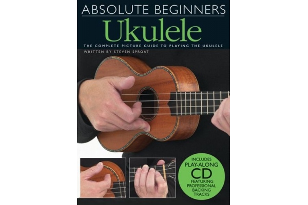 ABSOLUTE BEGINNERS UKULELE UKE BOOK/CD