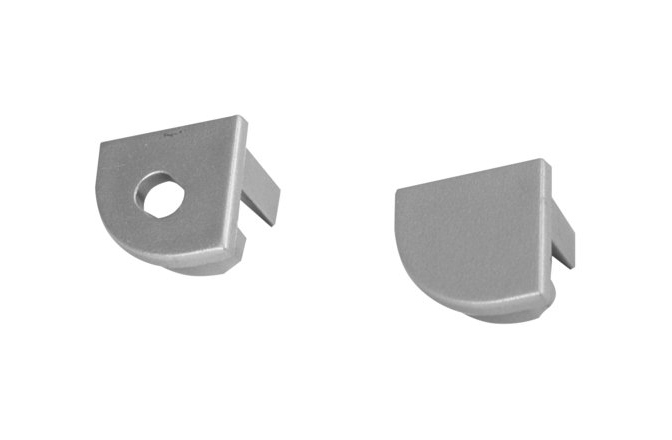 Accesoriu cornier Eurolite End Caps for Corner Profile silver