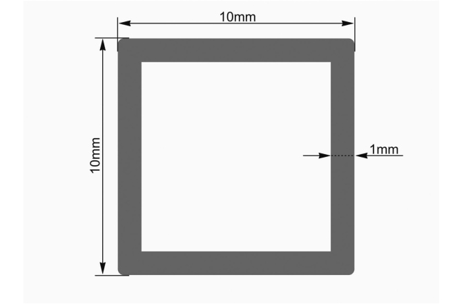 Accesoriu Eurolite Tubing 10x10mm green 2m