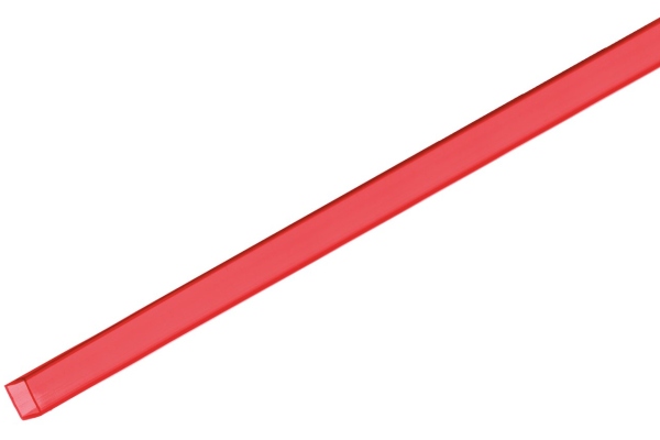 Tubing 10x10mm red UV-active 2m Tubing 10x10mm red UV-active 2m