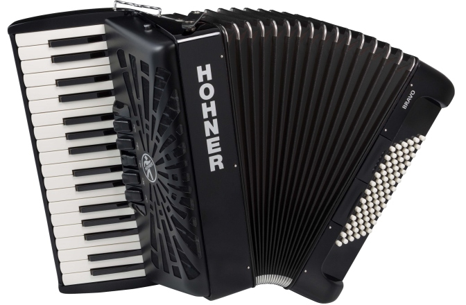 Acordeon Hohner Bravo III 72 Black
