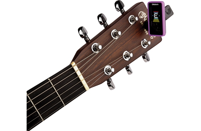 Acordor cromatic Daddario Eclipse Headstock Tuner Purple