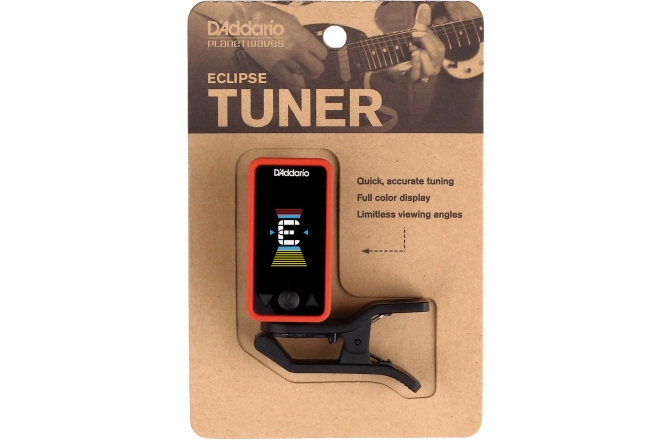 Acordor cromatic Daddario Eclipse Headstock Tuner Red