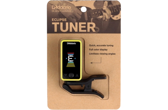 Acordor cromatic Daddario Eclipse Headstock Tuner Yellow