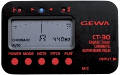 Tuner (acordor) cromatic digital Gewa CT-30