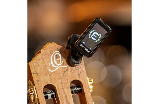 Acordor cromatic Ortega Clip-On Tuner - Multi-mode calibratable for chromatic, guitar, bass, ukulele &#38; violin