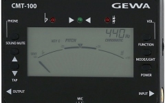 Tuner (acordor) cromatic digital cu generator de ton si metronom Gewa CMT-100