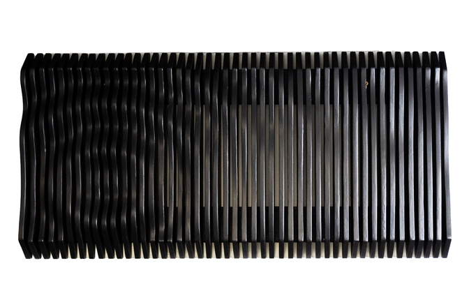 Acoustic Hub Drop Parametric Pannel Poplar Black
