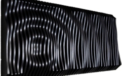  Acoustic Hub Drop Parametric Pannel Poplar Black