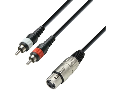 3Star XLRf-2RCA 3m