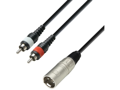 3Star XLRm-2RCA 3m