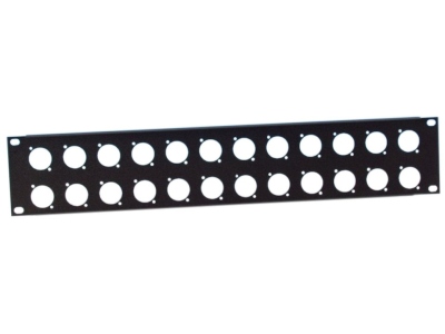 872214 U-Shaped Rack Panel 24 Sockets 2 U