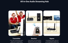 Adaptor audio Bluetooth Omnitronic BDT-5.2PRO Aptx HD Bluetooth Transceiver